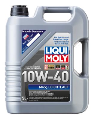 Motorový olej Liqui Moly MoS2 Leichtlauf 5 l 10W-40