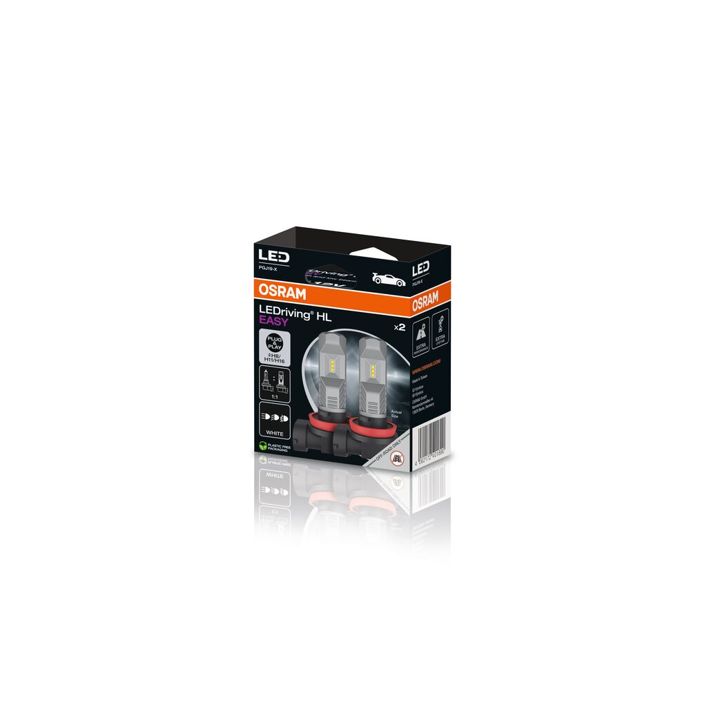 Led Žárovka (karton 2KS) H11/H16/H8 12V 8,2W PGJ19 Bez Homologace