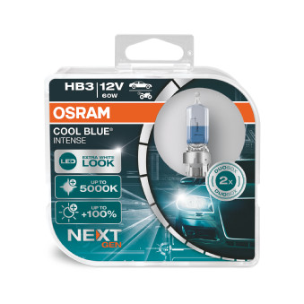 

Powystawowe HB3 Osram Cool Blue Intense Next Gen.