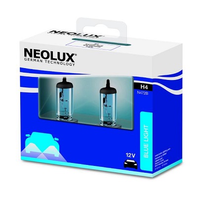 Neolux żarówki Blue Light H4 12V 60/55W N472B 2szt
