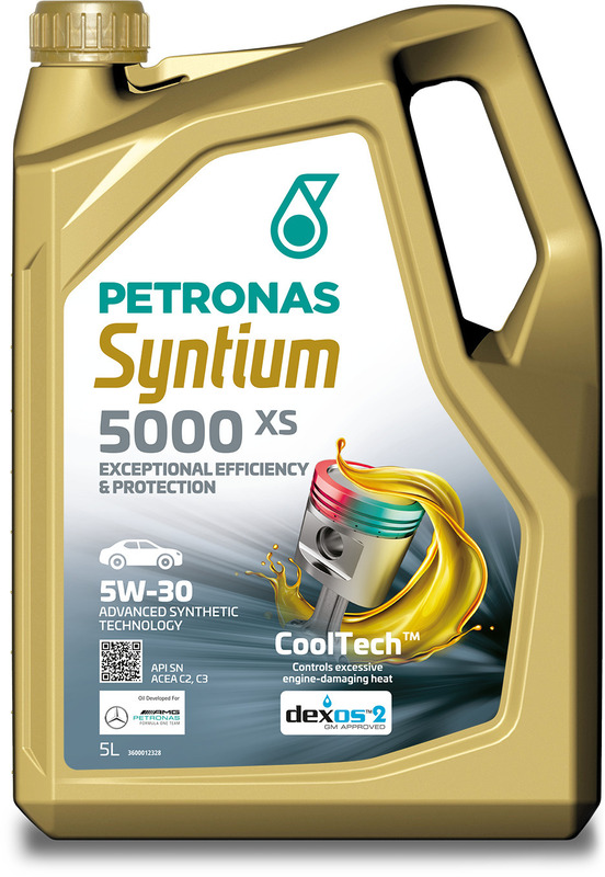 Olej Petronas 5W/30 Syntium 5000 Xs 5L MB229.51 LL-04 Dexos 2