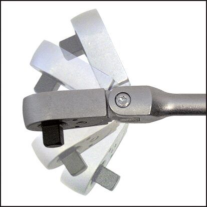 Prepinaci racna s kloubem 3/8" 276mm Hazet