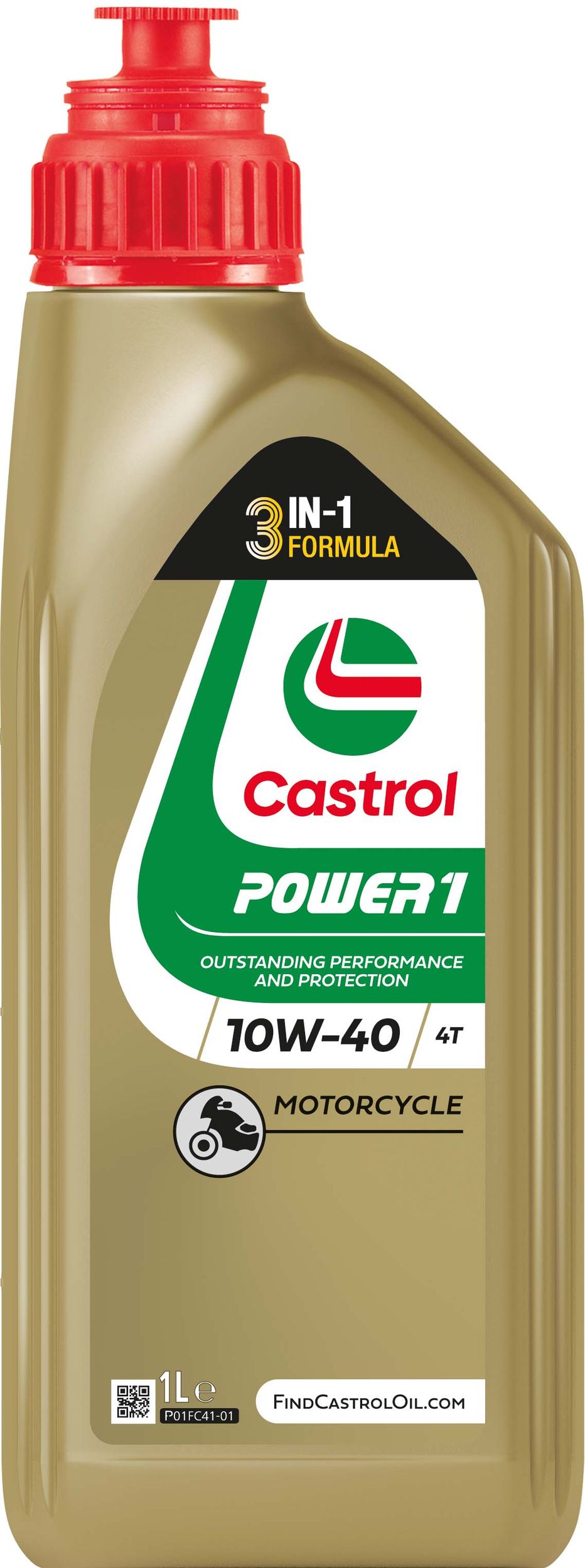 Olej silnikowy motocyklowy półsyntetyczny Castrol 4T 10W-40 10W40 1L
