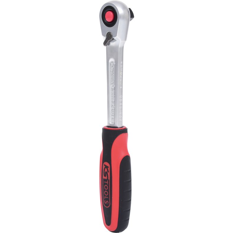 Grzechotka 3/8" Slimpower 72-ZĘBY Z Przyciskiem 920.3890 Kstools