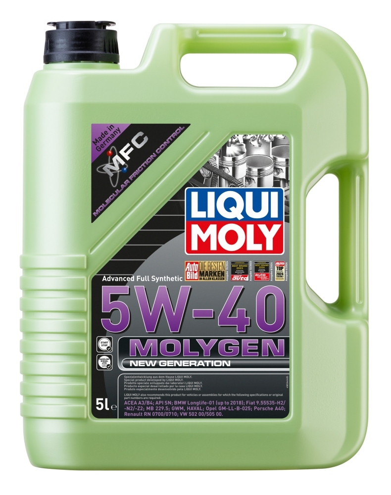 Olej silnikowy Liqui Moly Molygen New Generation 5W40 >> 5L<<