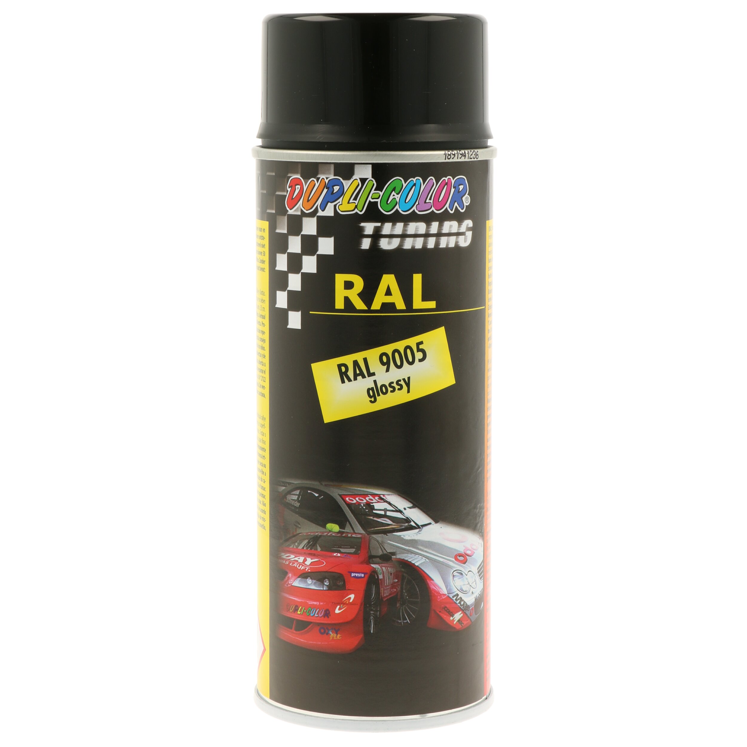 Motip Dupli Lakier akrylowy Czarny Połysk Ral 9005 felgi auto 400ml spray