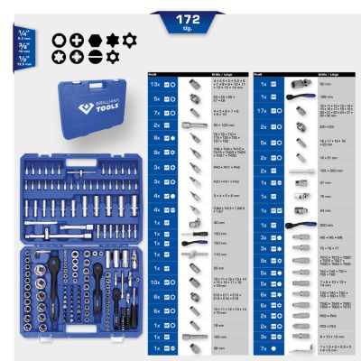 Sada nástrčných kľúčov Ks Tools BT023172
