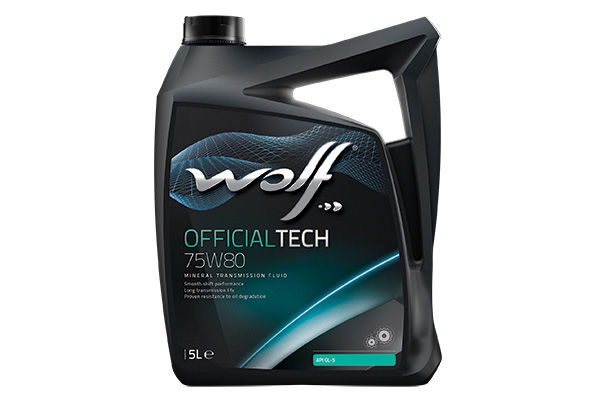 Prevodový Olej Wolf Officialtech 75W 80 5L