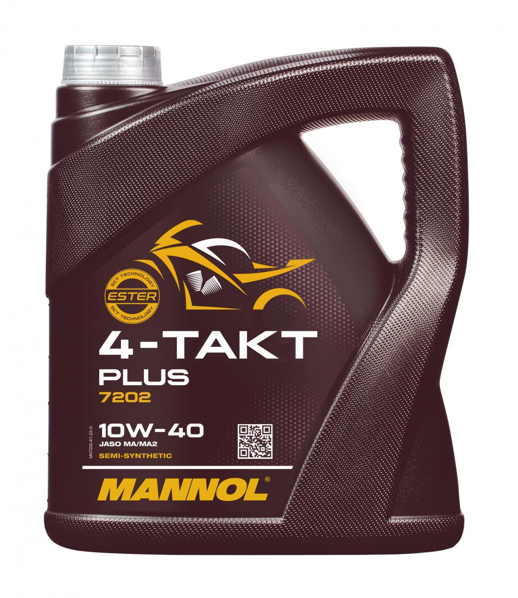 Olej silnikowy 4-Takt Plus 4T 10W-40 7202 Mannol 4 L