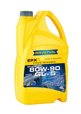 Prevodový olej pre prevodovku Ravenol Rav Epx 80W90 GL-5 4L