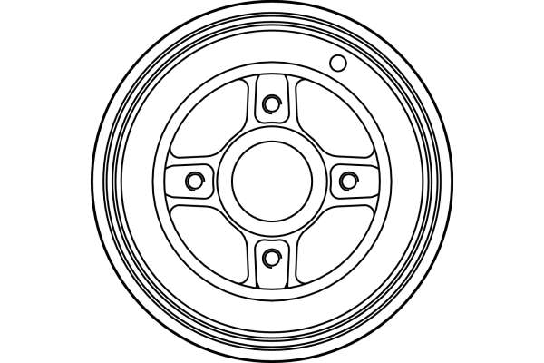 DB4214 - БАРАБАН ХЭМ. DACIA СЗАДИ ЛОГАН МЕГАН TWINGO 1 4-1 6