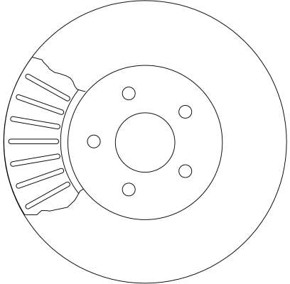 Brzdový Kotouč Ford P. Mondeo 00- DF4147