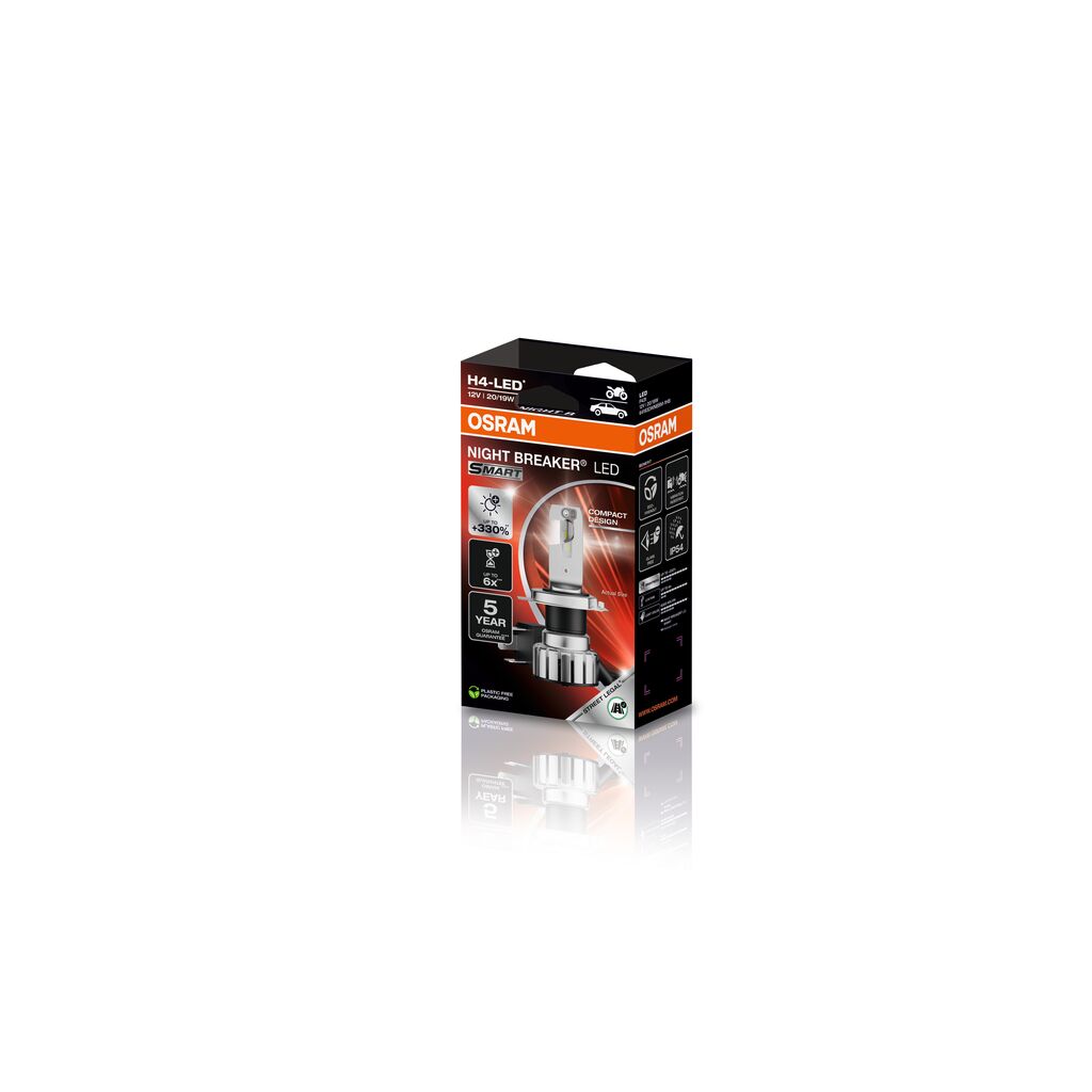 Led Žárovka (karton 1KS) H4 12V 20/19W P43T Možnosť Legalizácie Pre