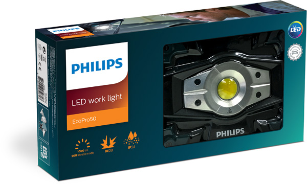 Ručná dielenská lampa Philips RC520C1