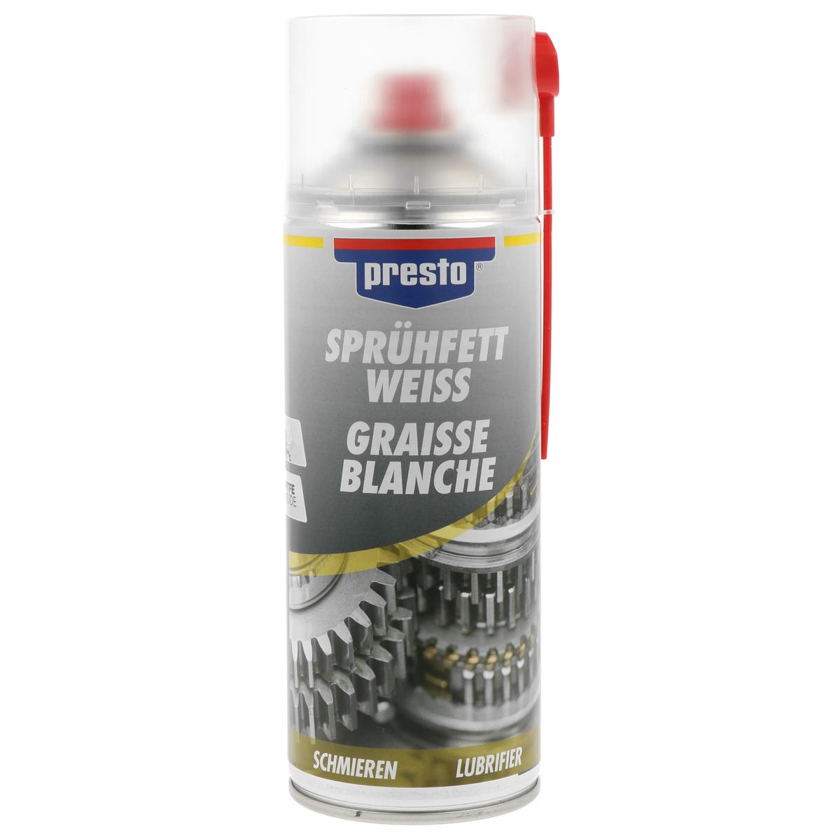 Motip Presto Biały Smar Z Ptfe Teflonem Uniwersalny Środek Smarujący 400ML