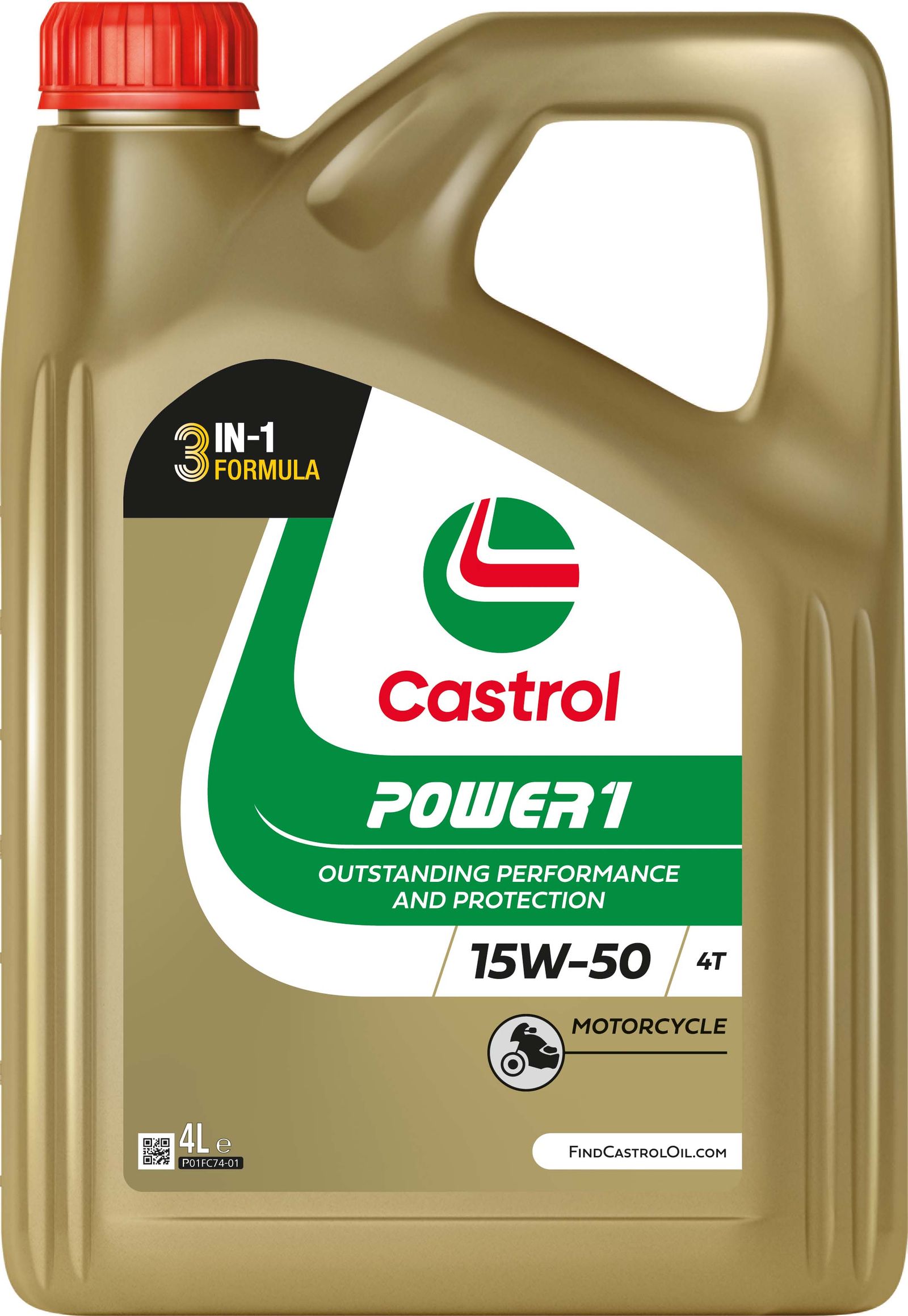 Olej Castrol 15W50 4L Power 1 4T Półsynt. Motocykle