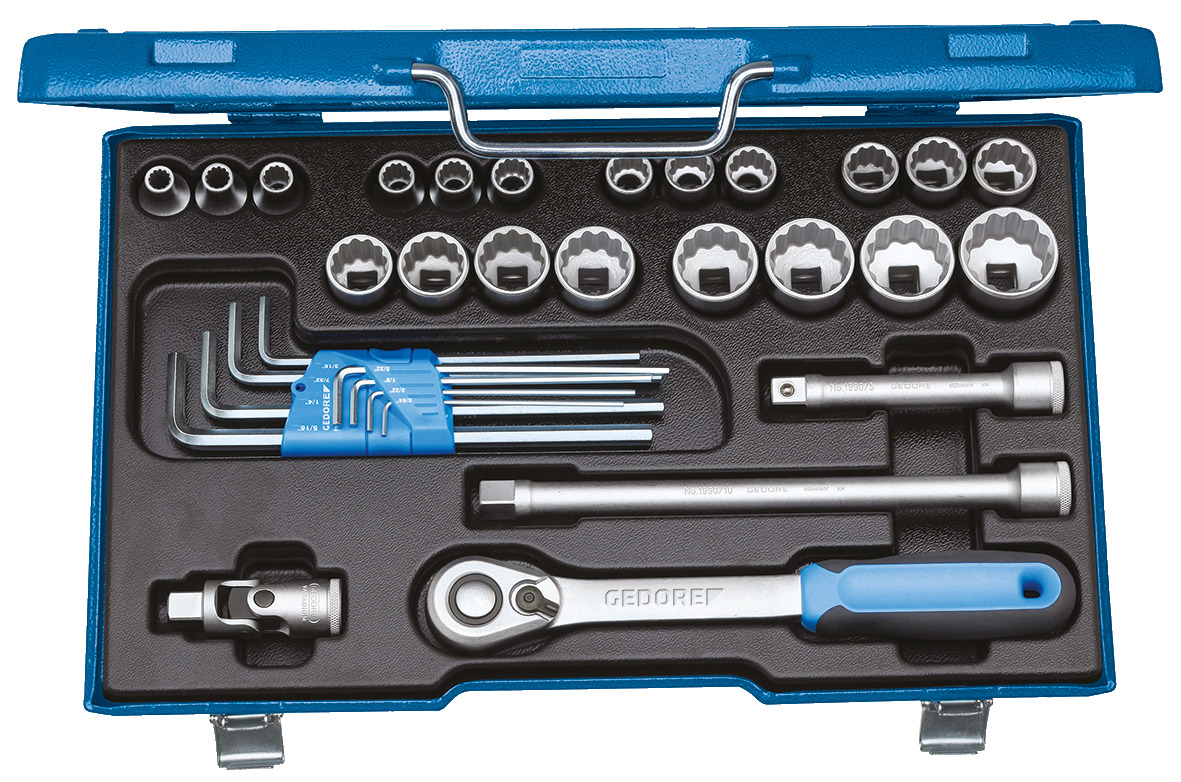 Sada nastrcne klice 1/2" D19WAU-20 31ks. Gedore