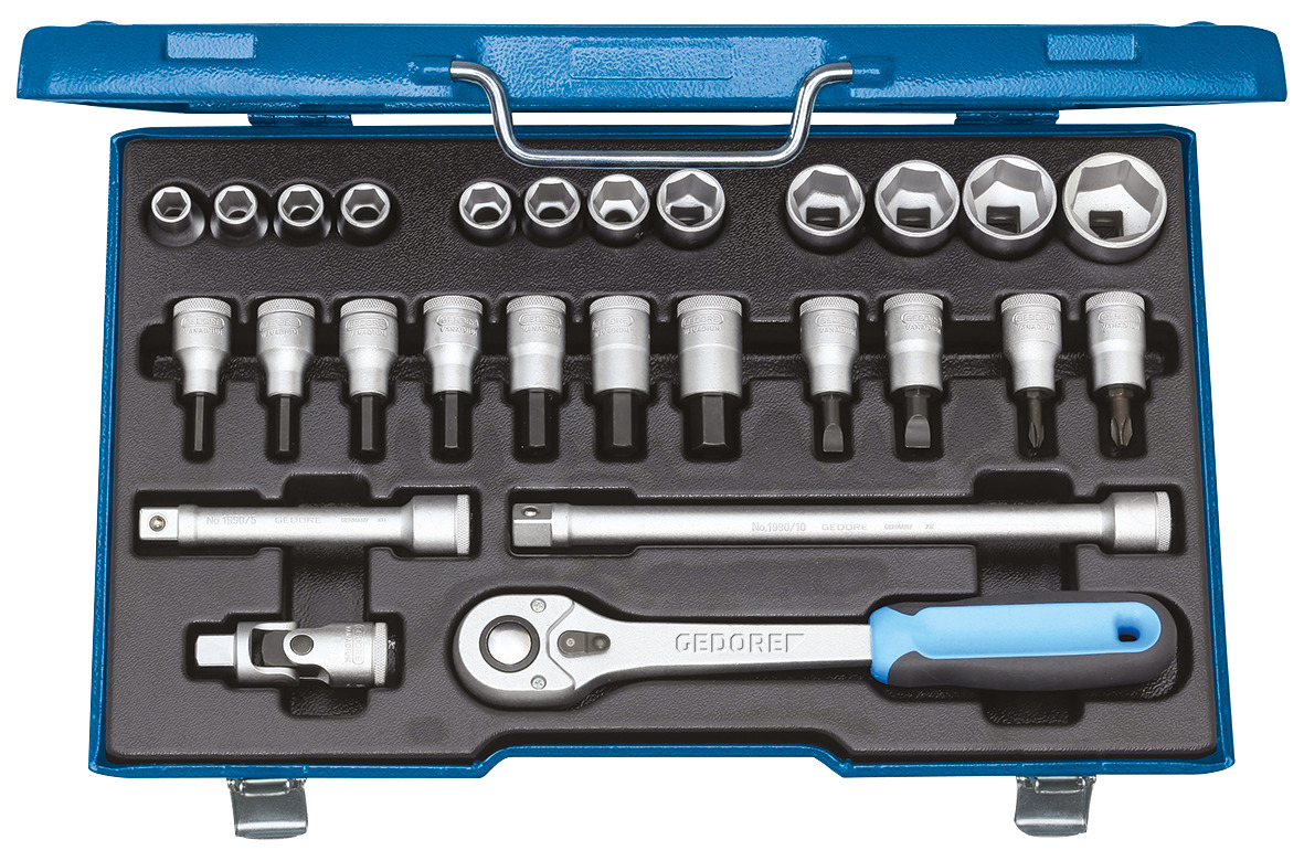 Sada nastrcne klice 1/2" 19IMU-10 27ks. Gedore