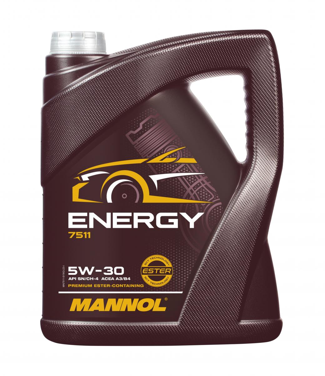 Olej silnikowy syntetyczny Mannol 5W30 Energy 5l