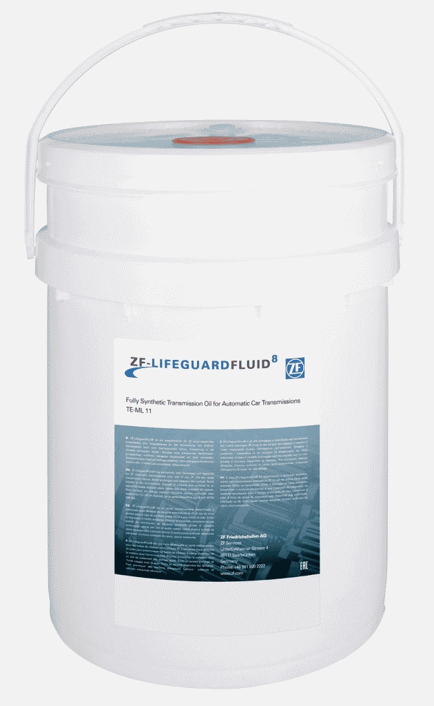 OLEJ ZF ATF 8HP 20L LIFEGUARDFLUID 8 / V Pojemność opakowania 20 l
