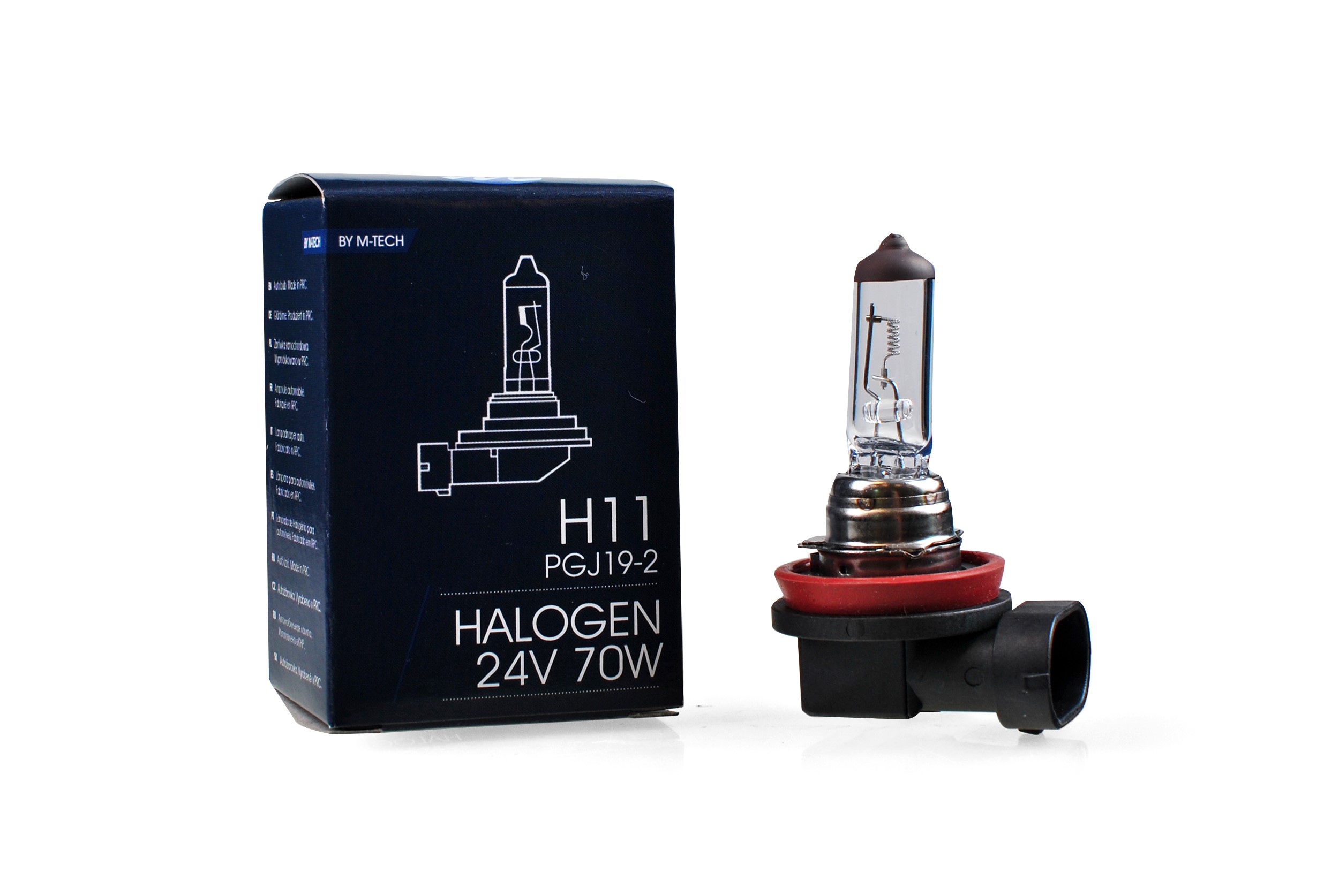 Żarówka halogenowa M-tech H11 24V 70W PGJ19-2 1szt. przeciwmgłowe drogowe