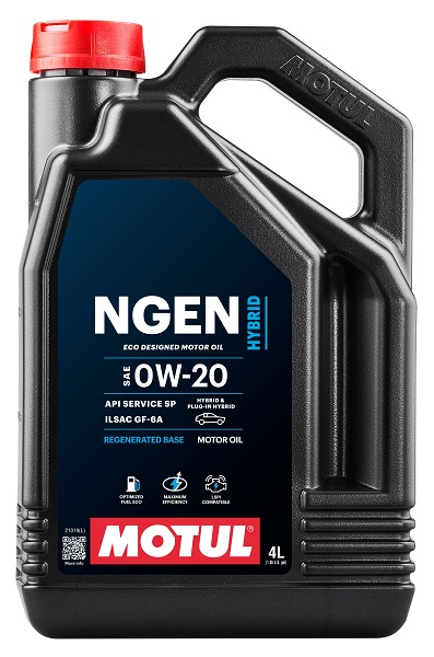Фото - Моторне мастило Motul Ngen Hybrid 0W20 4L 