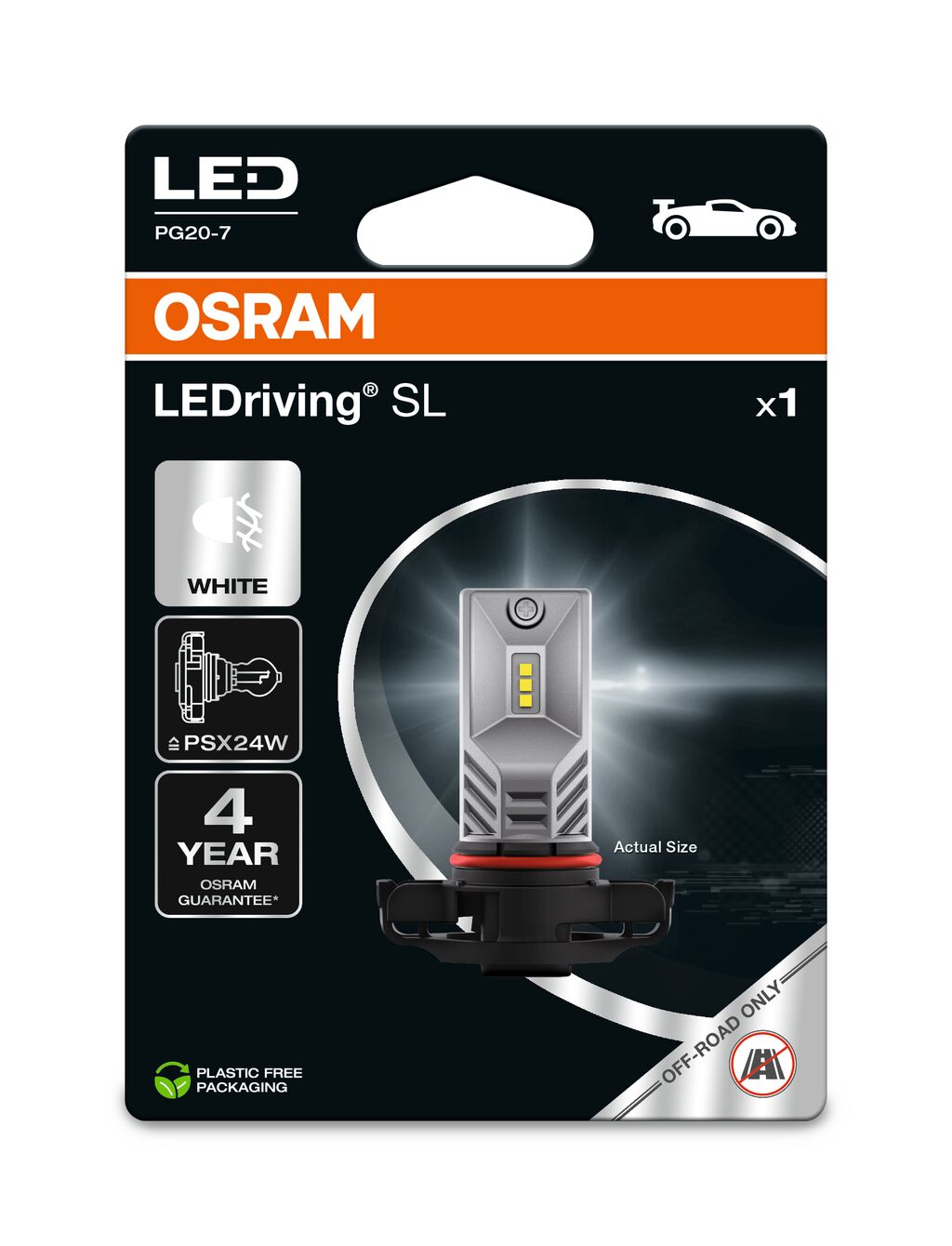 Žiarovka, dodatočné svetlo stop ams-OSRAM 2604CW-1BL