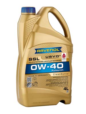 Motorový olej Ravenol Ssl CleanSynto 4 l 0W-40