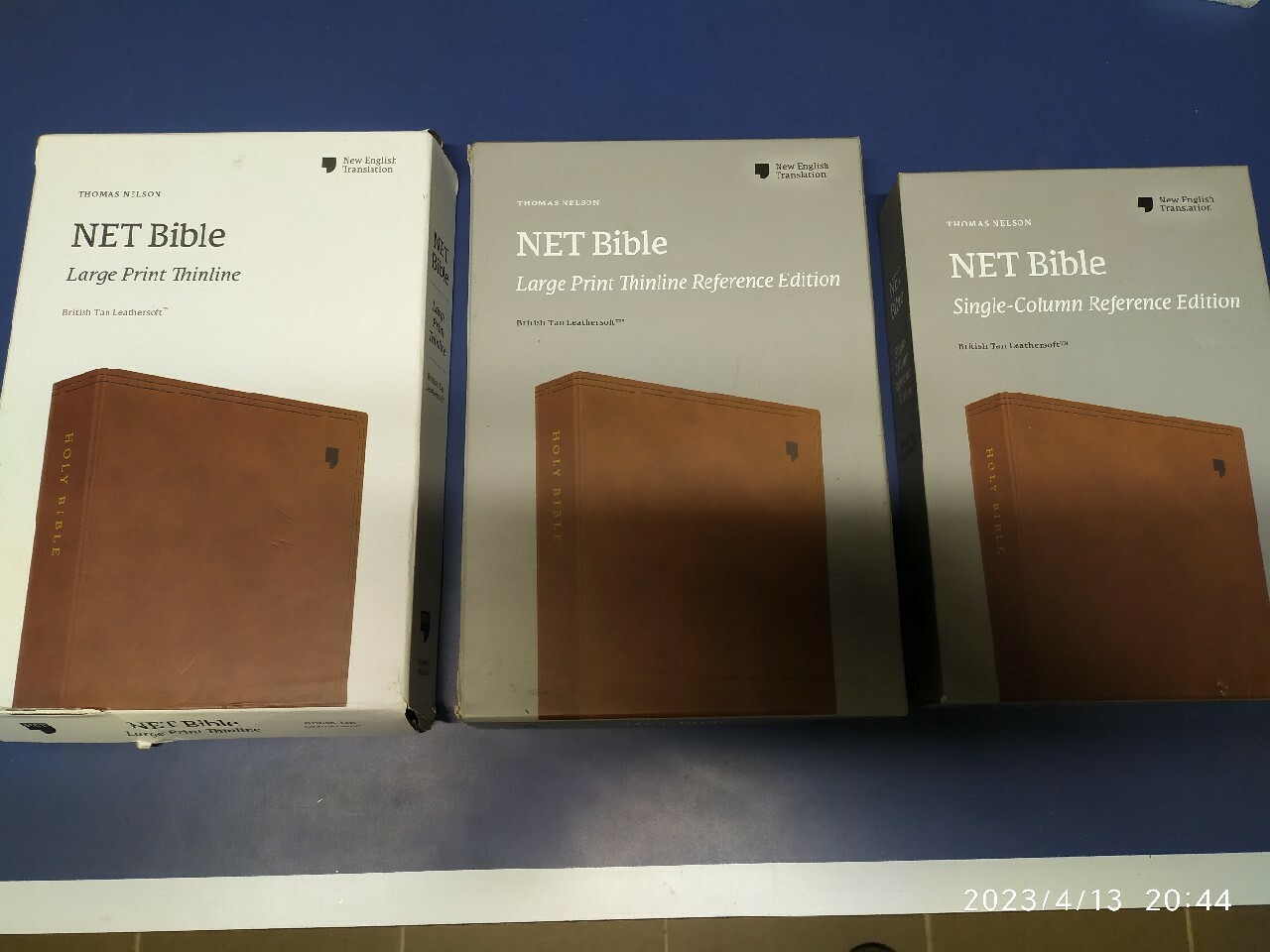 Net Bible. Biblia po angielsku 3 szt. Szprotawa Kup teraz na