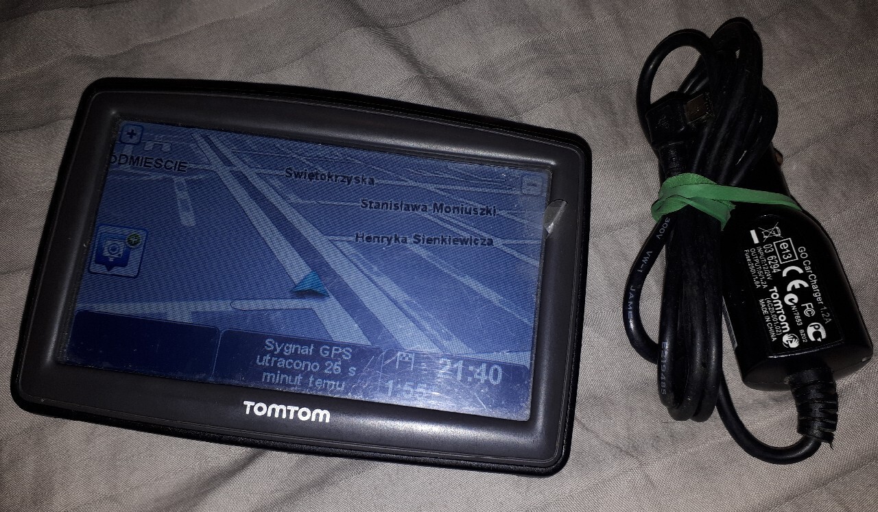 TomTom XXL Mapa Polski Polska nawigacja Warszawa Kup teraz na