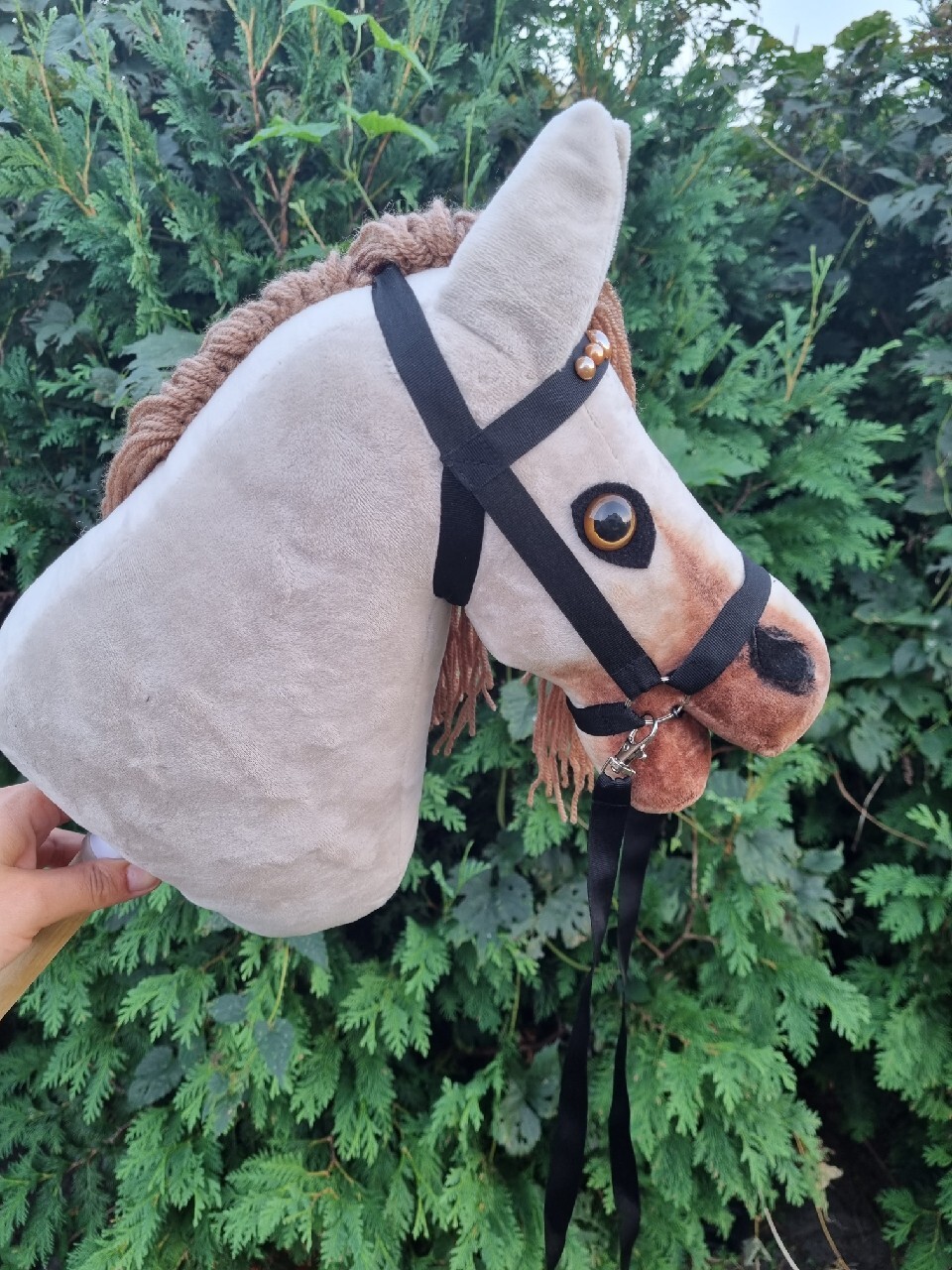 Hobby horse. Z oglowiem. Beżowy cieniowany. Ostrów Mazowiecka Kup