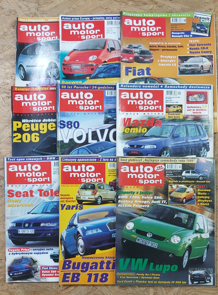 Auto Motor Sport miesięcznik 1998 9 szt. Kraków Kup teraz na