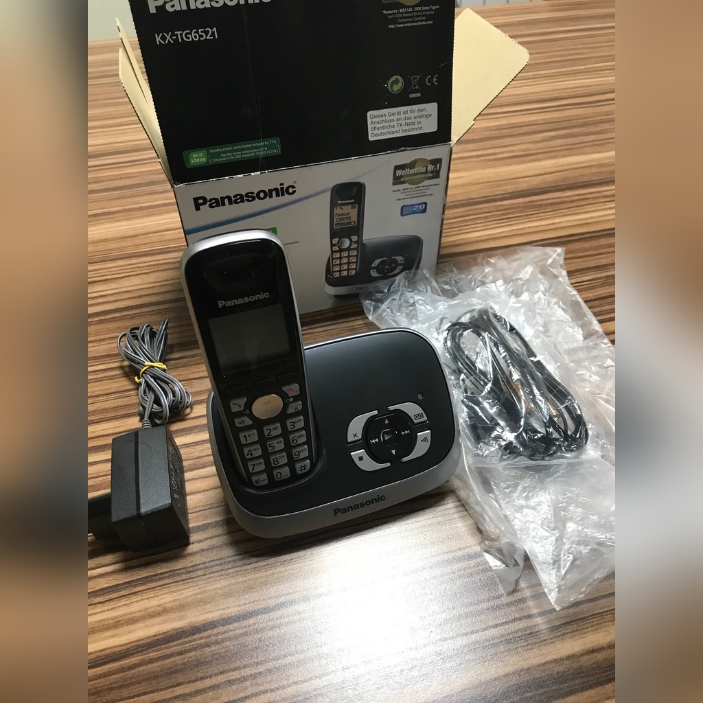 Telefon bezprzewodowy Panasonic KX-TG6521 | Przysieki | Kup teraz na ...