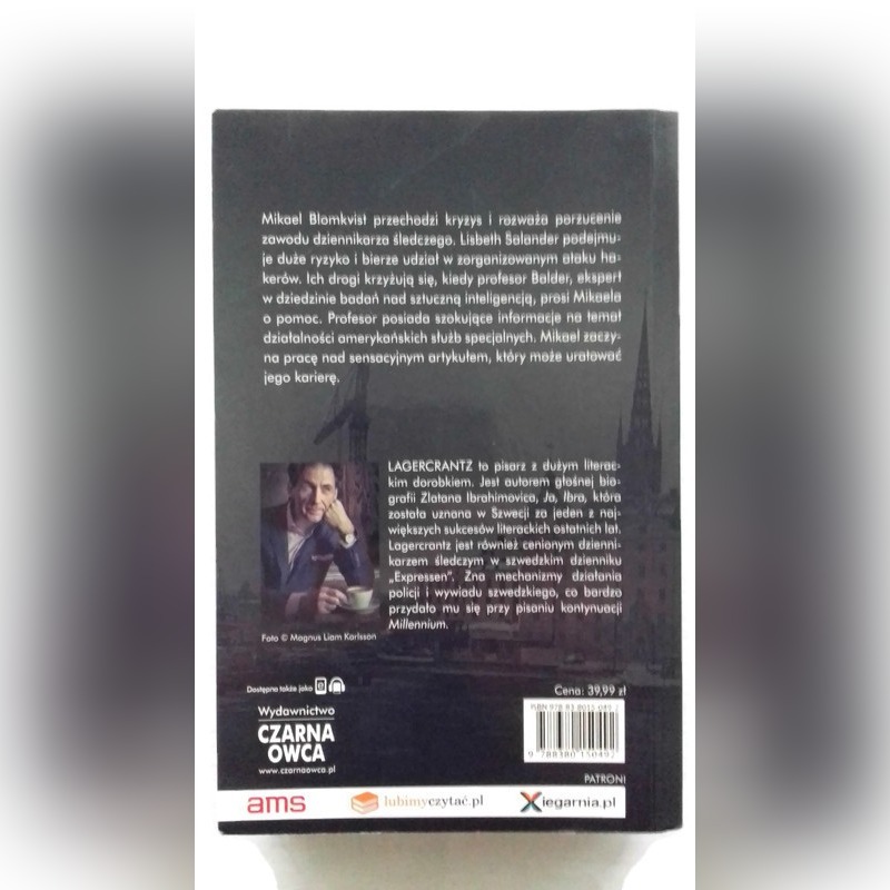 Millenium, Co nas nie zabije David Lagercrantz Białystok Kup