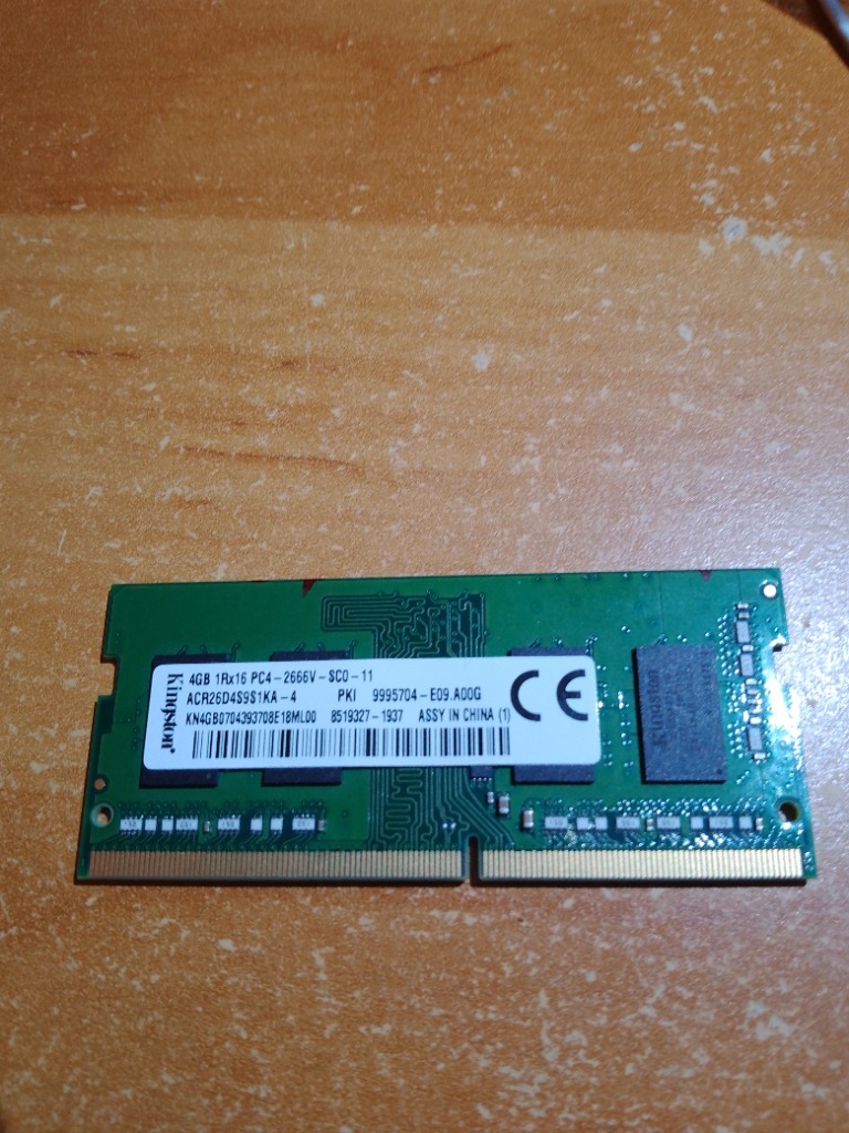 Moduł pamięci RAM 4 GB DDR4 Kingston ACR26D4S9S1KA | Kielce | Kup teraz ...