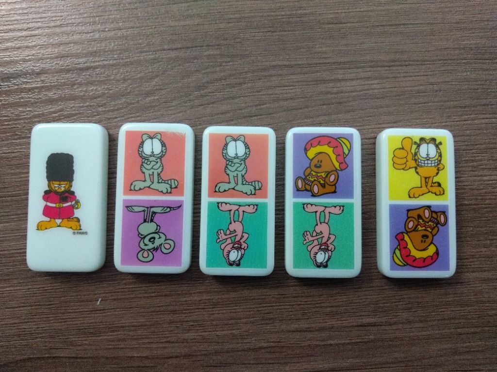 Kostki Domino Garfield Kup Teraz Za 5 00 Zl Gdansk Allegro Lokalnie