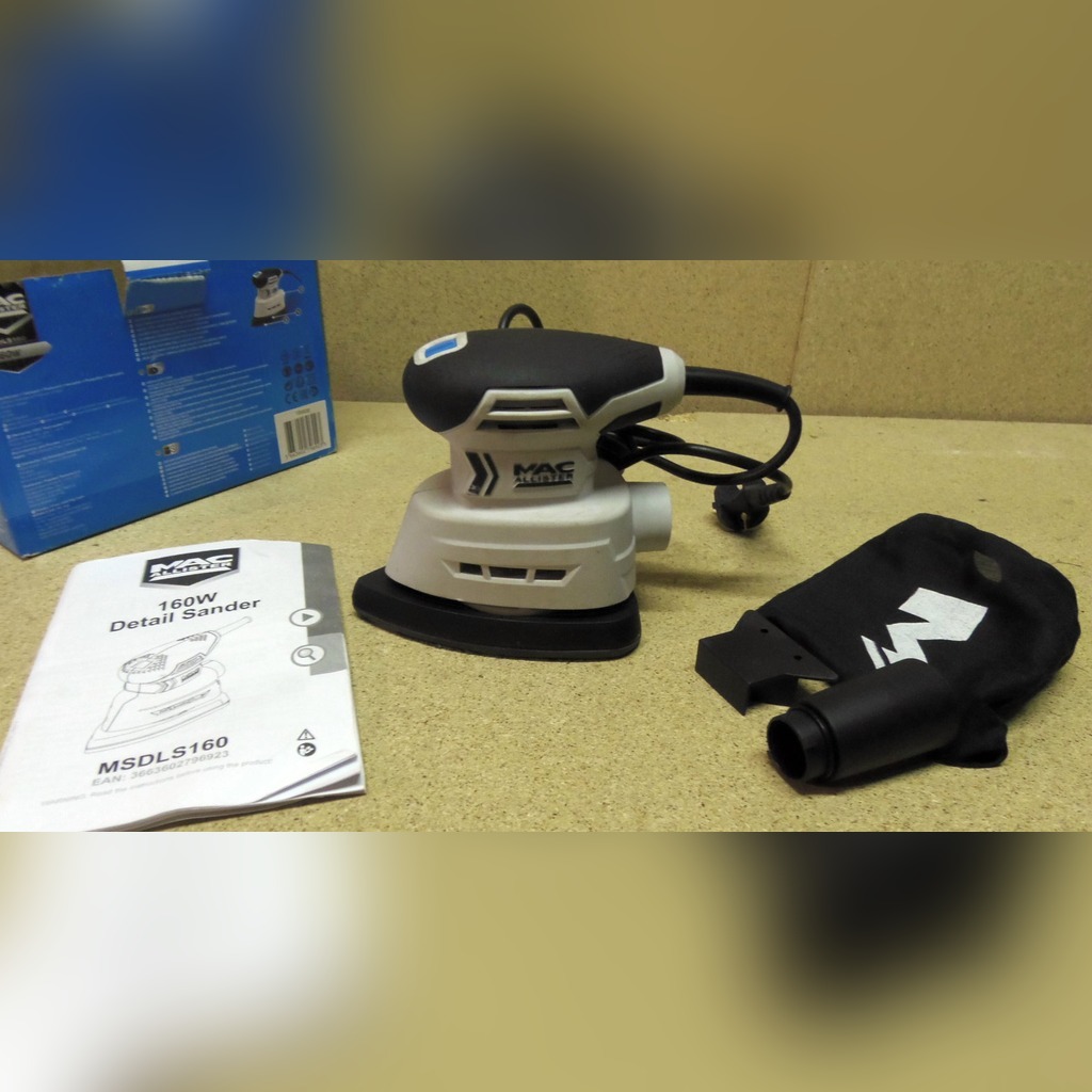 SZLIFIERKA OSCYLACYJNA MACALLISTER MSDLS160 Dęblin Licytacja na