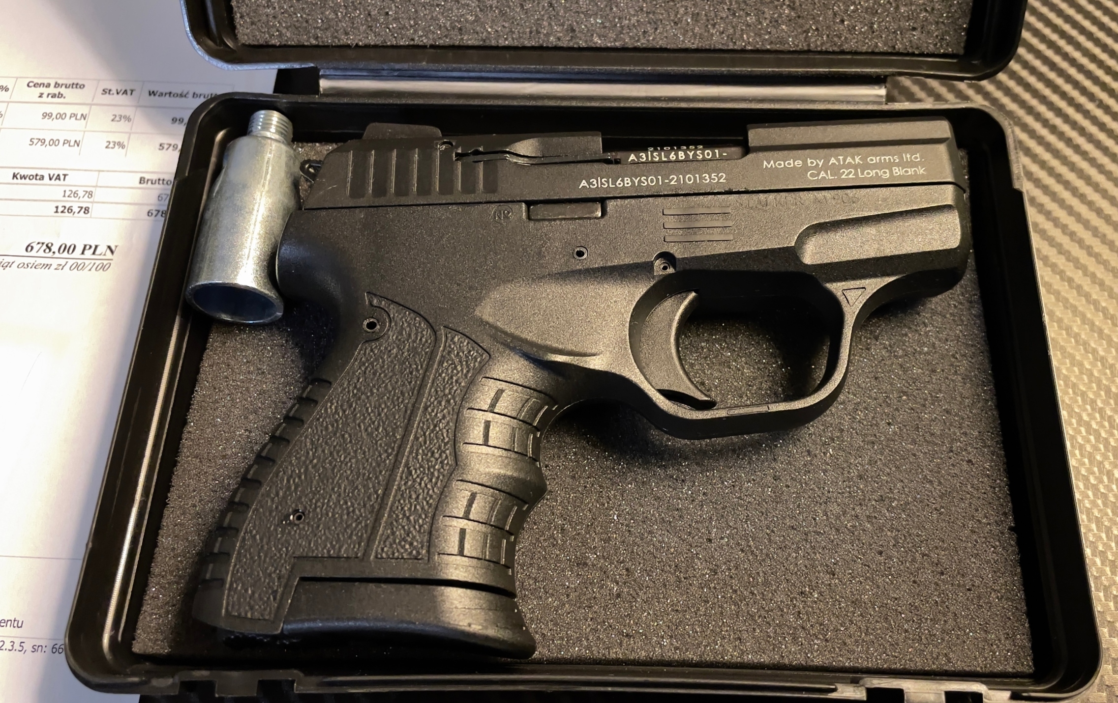 Pistolet hukowy STALKER M906 czarny + naboje | Piastów | Kup teraz na ...