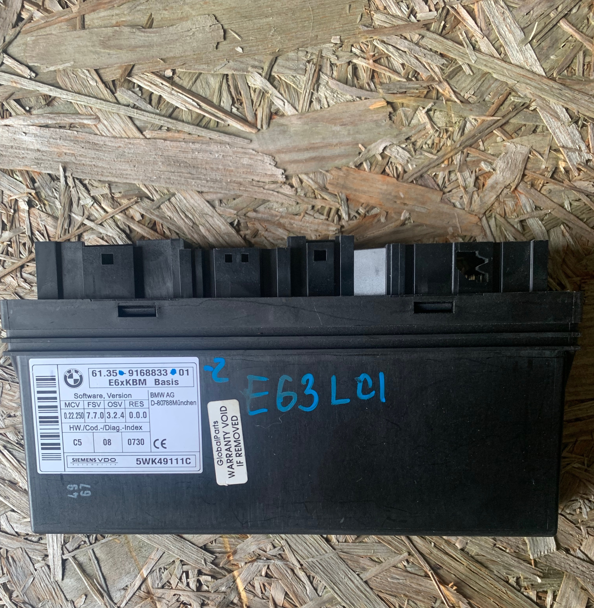 МОДУЛЬ КОМФОРТУ BMW E60 OE 9168833 