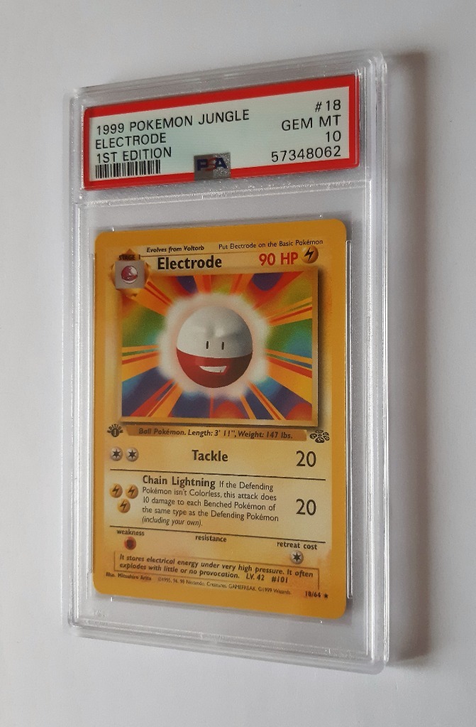 PSA 10 Pokemon Electrode Jungle 18/64 1st edition Bydgoszcz Kup teraz na Allegro Lokalnie
