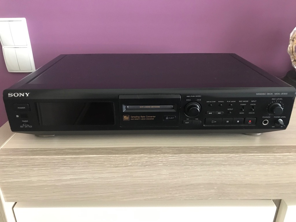 Minidisc Sony MDS JE500 Bydgoszcz Kup teraz na Allegro Lokalnie