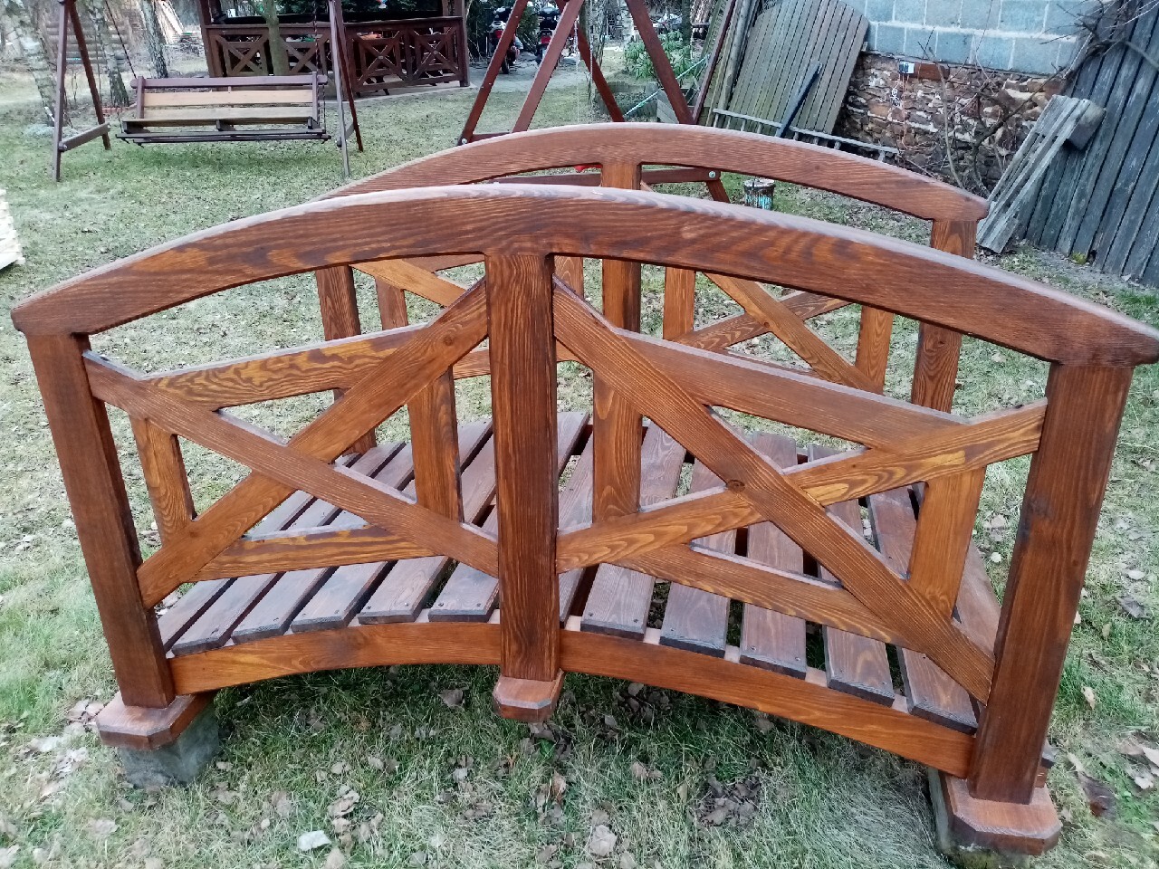 Mostek ogrodowy/Kładka nad oczko 1.6m | Korzonek | Ogłoszenie na ...