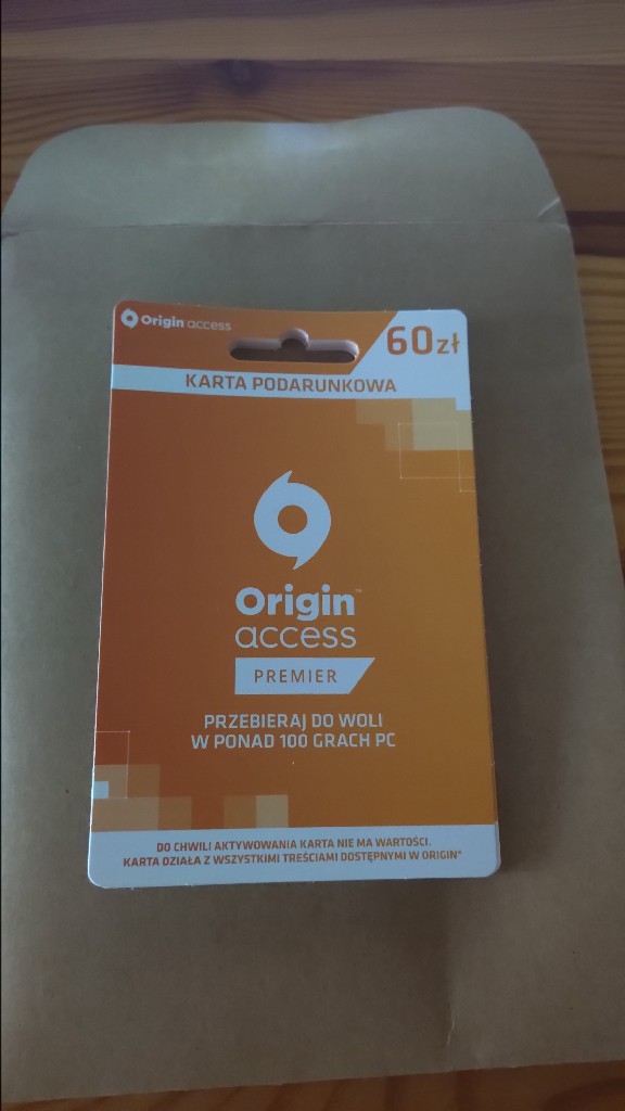 Origin 60 Zl Karta Podarunkowa Ea Kup Teraz Za 55 00 Zl Wroclaw Allegro Lokalnie