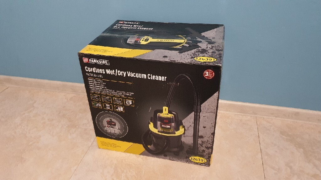 Parkside Cordless Wet/Dry Vacuum Cleaner (Diy Vacuum) First Look And