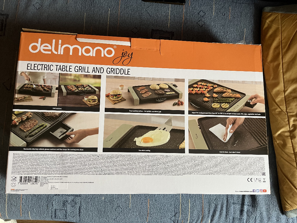 Elektryczny grill i płyta grzewcza Delimano Joy Mszczonów Kup teraz na Allegro Lokalnie