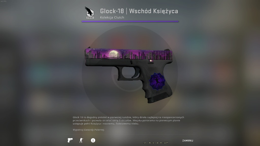 Glock-18 Moonrise bardzo rzadki star pattern | Wrocław | Kup teraz na