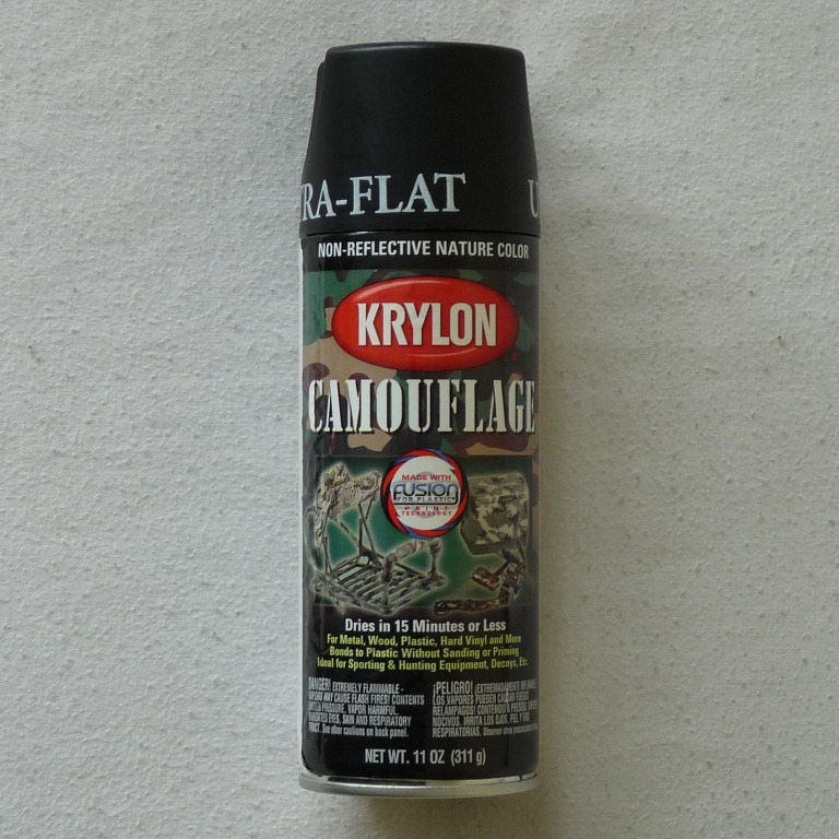 Krylon Camouflage Spray Black 4290.