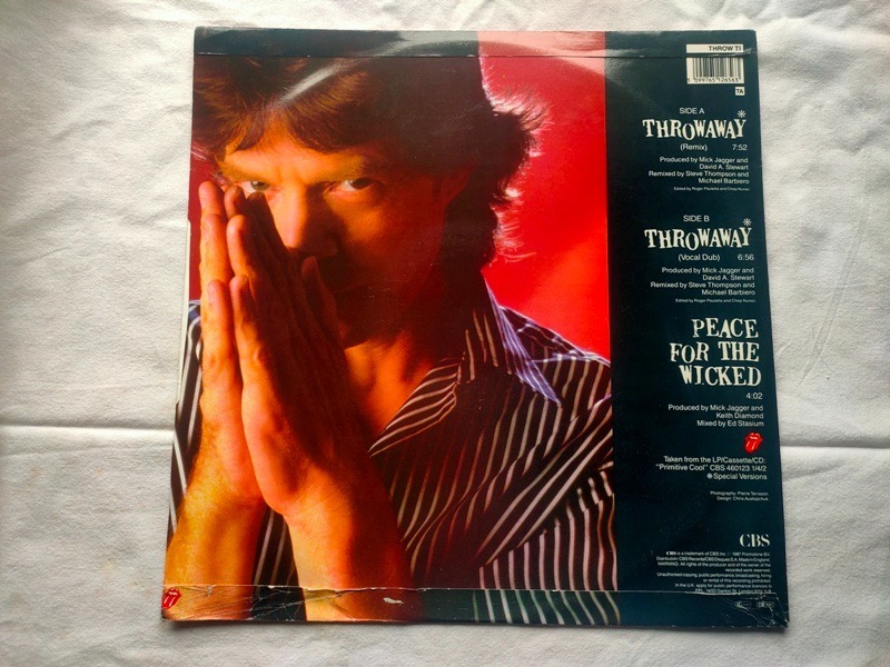 Mick Jagger Throwaway 12'' Maxi UK Kraków Kup teraz na Allegro