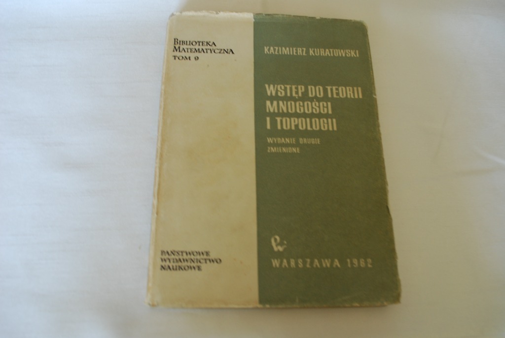 K. Kuratowski Wstęp do teorii mnogości i topologii | Warszawa | Kup ...