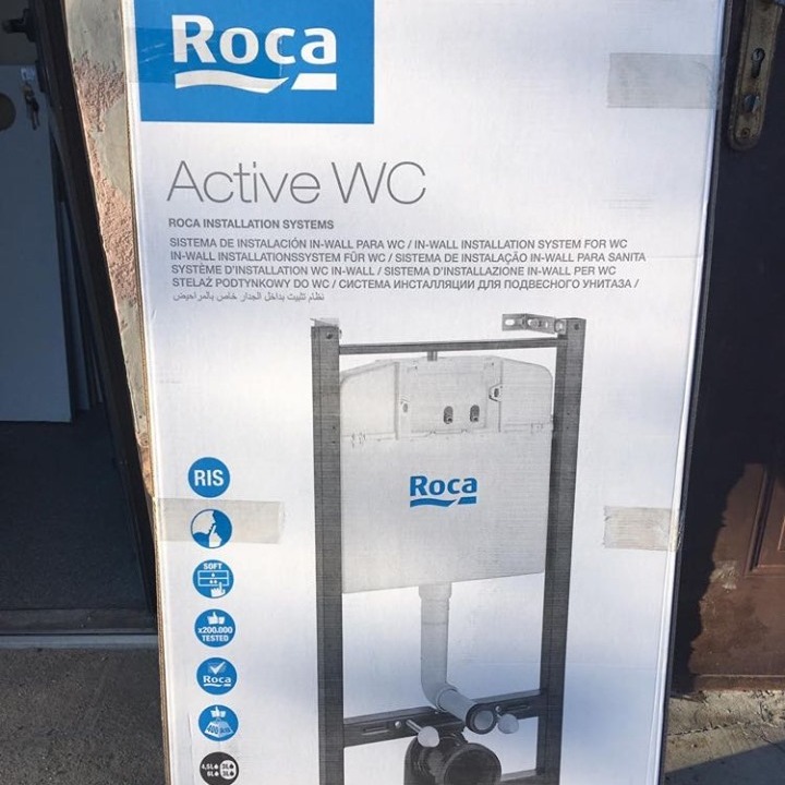 Roca Active nowy stelaz podtynkowy przycisk chrom | Gdansk | Kup teraz ...